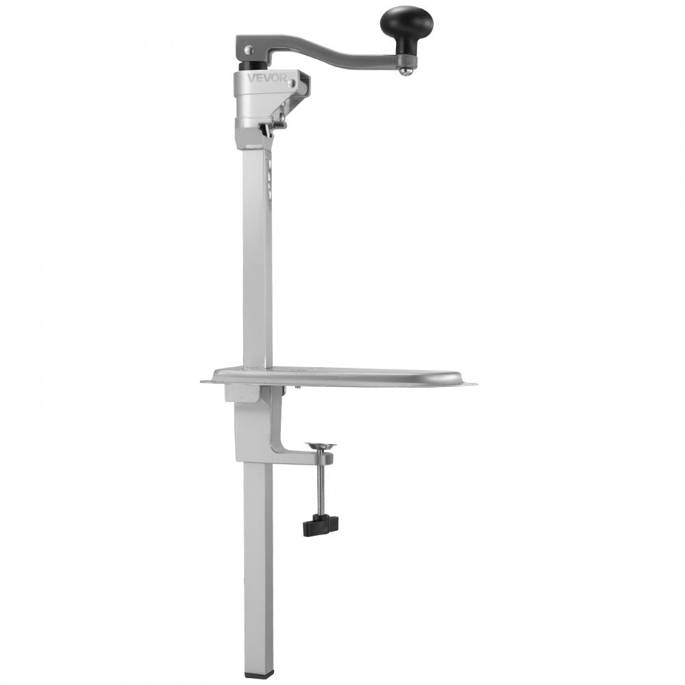 VEVOR Commercial Can Opener, Heavy-Duty Manual Tabletop Cans Opener for Cans Up to 11.8 in Height, Height-Adjustable Can Openers Fixed with Screws & Table Clamp, for Restaurant, Hotel, and Food Store