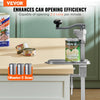 VEVOR Manual Can Opener, Sturdy Table-Mounted Opener for Big Cans, Durable with Stand, Height-Adjustable Professional Bottle Opener, Suitable for Cans Up to 15.7" High, Ideal for Restaurants, Hotel