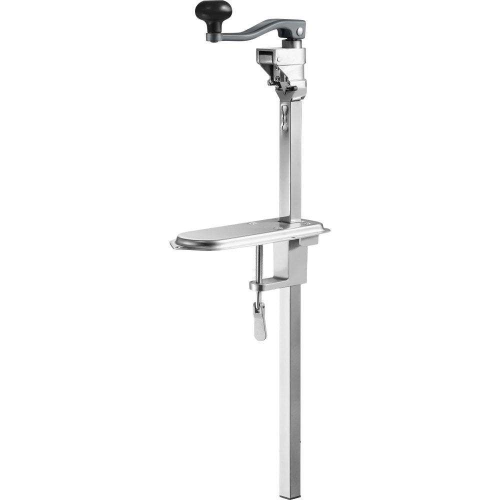 VEVOR Manual Can Opener, Sturdy Table-Mounted Opener for Big Cans, Durable with Stand, Height-Adjustable Professional Bottle Opener, Suitable for Cans Up to 15.7" High, Ideal for Restaurants, Hotel