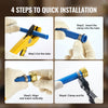 VEVOR Pipe Fittings, 1/2" 20PCS Brass Pipe Fittings, Clamp-style 1/2 NPT Internal Thread Pipe Connector Brass Air Fittings, Heavy Duty Plumbing Fittings NPT Adapter for Heating/Shower Systems, Water Pipes