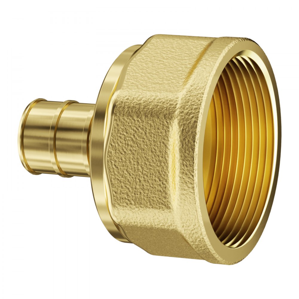 VEVOR Pipe Fittings, 1/2" 20PCS Brass Pipe Fittings, Clamp-style 1/2 NPT Internal Thread Pipe Connector Brass Air Fittings, Heavy Duty Plumbing Fittings NPT Adapter for Heating/Shower Systems, Water Pipes