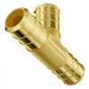 VEVOR Pipe Fittings, 1/2" 45PCS (15xStraight, 15xElbows, 15xTees) Brass Pipe Fittings, Push-Fit Pipe Connector Brass Air Fittings, Plumbing Fittings Adapter for Heating/Shower Systems, Water Pipes