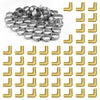 VEVOR Pipe Fittings, 1/2" 50PCS Brass Pipe Fittings, Clamp-style Elbows Pipe Connector Brass Air Fittings, Heavy Duty Plumbing Fittings Tube Adapter for Heating/Shower Systems, Outdoor Water Pipes