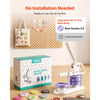 VEVOR Button Maker Machine, 1.25"/2.25"/3"(32/58/75 mm), Quick-Change Plastic Pin Maker with 300pcs Button Parts, Circle Cutter and Magic Book, Reinforced Handle, for DIY Badges, Pins, Key Chains