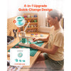 VEVOR Button Maker Machine, 2.25" / 58 mm, Quick-Change Plastic Pin Maker with 100pcs Button Parts, 5pcs Fridge decoration, 5pcs Bottle Opener, and Magic Book, for DIY Badges, Pins, Key Chains