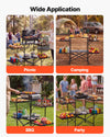 VEVOR Camping Kitchen Table, Slim-Fold Cook Station, Portable Folding Table, with 4 Side Tables, Heat Resistant Tabletop, and Carrying Bag, Ideal for Outdoor Picnics, BBQs, Camping, RV Traveling