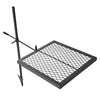 VEVOR Heavy Duty Swivel Campfire Grill, 16" Portable Camping Grill Grate, Sturdy Steel BBQ Mesh, 360° Height Adjustable Over Fire Pit Equipment with Carrying Bag, for Outdoor Open Flame Cooking, Black
