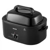 VEVOR Electric Roaster Oven, 24 Qt, Turkey Roasting Pan, Black, 1450W Power, Viewing Self-Basting Lid, 150-450°F Heat Control, Countertop Turkey Cooker with Defrost/Warm, Removable Pan and Rack