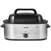 VEVOR Electric Roaster Oven, 22 Qt 1450W, Turkey Roasting Pan, Viewing Self-Basting Lid, 150-450°F Adjustable Heat, Countertop Turkey Cooker with Defrost and Warm Functions, Removable Pan and Rack