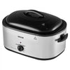 VEVOR Electric Roaster Oven, 24 Qt 1450W, Turkey Roasting Pan, 3 Food Trays, Buffet Server, Self-Basting Lid, 150-450°F Heat Control, Countertop Turkey Cooker with Roasting, Warming and Removable Rack