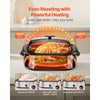 VEVOR Roaster Oven, 20QT Electric Roasting Pan, 150-450℉ Adjustable Temperature Fast-Cooking Turkey Roaster, Turkey Oven with Self-Basting Lid, Defrost & Warm Function for Home, Fits 24lb Turkey