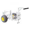 VEVOR Beach Fishing Cart, 200 lbs Load Capacity, Foldable Fishing Cart with Heavy-Duty Carbon Steel Frame, 13-Inch All-Terrain PU Balloon Tires, 7 Rod Holders, for Outdoor Activities Camping Picnic