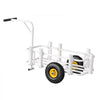 VEVOR Beach Fishing Cart, 200 lbs Load Capacity, Fishing Cart Wagon with Heavy-Duty Carbon Steel Frame, 11 in All-Terrain Tires, 7 Rod Holders, Easy to Clean, for Outdoor Activities Camping Picnic