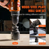 VEVOR Hole Saw Kit, 11 PCS Saw Blades, 2 Drill Bits, 1 Hex Wrench, General Purpose Size from 3/4" to 3", Bi Metal M42 Hole Saw Set with Carrying Case, Ideal for Wood Board, Plastic and Iron Plate