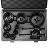 VEVOR Hole Saw Kit, 11 PCS Saw Blades, 2 Drill Bits, 1 Hex Wrench, General Purpose Size from 3/4" to 3", Bi Metal M42 Hole Saw Set with Carrying Case, Ideal for Wood Board, Plastic and Iron Plate