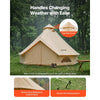 VEVOR Oxford Bell Tent, 4 Seasons 9.84 ft Yurt Tent for Camping with Stove Jack, Waterproof Breathable Holds up to 3 People with Zipped Detachable Floor, Family Camping Glamping Outdoor Hunting Party