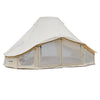 VEVOR Canvas Bell Tent, 4 Seasons 19.7 x 13.12 x 10.17 ft Yurt Tent for Camping with Stove Jack, Poly-Cotton Canvas Breathable Holds up to 12 People, for Family Camping Glamping Outdoor Hunting Party
