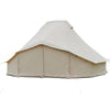 VEVOR Canvas Bell Tent, 4 Seasons 19.7 x 13.12 x 10.17 ft Yurt Tent for Camping with Stove Jack, Poly-Cotton Canvas Breathable Holds up to 12 People, for Family Camping Glamping Outdoor Hunting Party