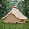 VEVOR Oxford Bell Tent, 4 Seasons 16.4 ft Yurt Tent for Camping with Stove Jack, Waterproof Breathable Holds up to 7 People with Zipped Detachable Floor, Family Camping Glamping Outdoor Hunting Party