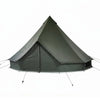 VEVOR Canvas Bell Tent, 4 Seasons 13.12 ft Yurt Tent for Camping with Stove Jack, Canvas Breathable Holds up to 4 People with Zipped Detachable Floor, for Family Camping Glamping Outdoor Hunting Party