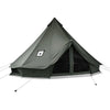 VEVOR Canvas Bell Tent, 4 Seasons 16.4 ft Yurt Tent for Camping with Stove Jack, Canvas Breathable Holds up to 7 People with Zipped Detachable Floor, for Family Camping Glamping Outdoor Hunting Party