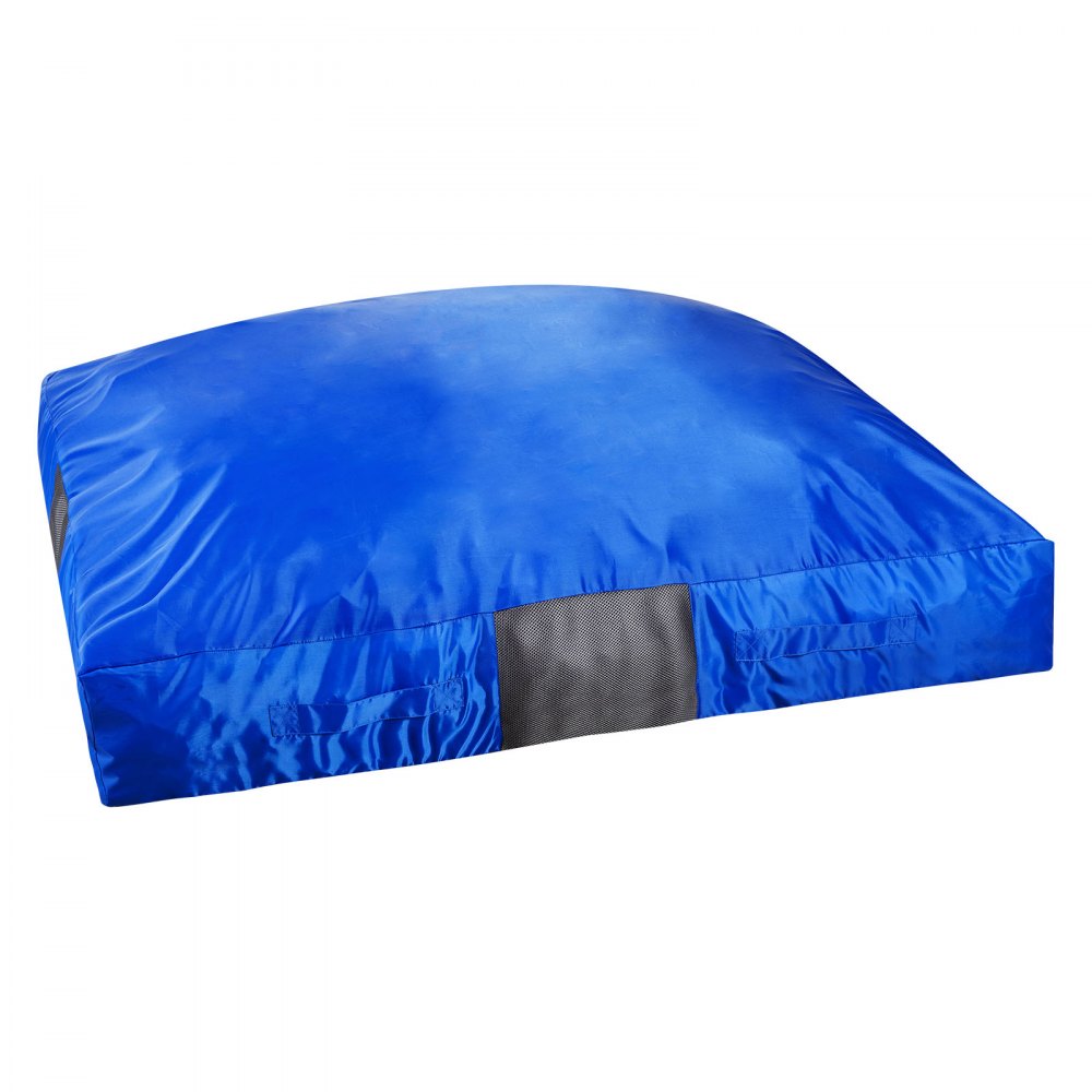 VEVOR Crash Pad, 5 x 5 ft Crash Pad for Kids Sensory with Foam Blocks and Washable Cover, Large Soft Foam Landing Zone Giant Pillow Mat, Sensory Room Equipment for Children Jumping, Relaxing & Play