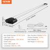 VEVOR 10 Pack LED Shop Light, 4 FT, 40W Linkable Shop Light Fixture, 4500 LM Surface & Hanging Mount Ceiling Lights 59 in Power Cords with ON/OFF Switch, for Garage Warehouse Home Workshop and Office