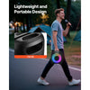 VEVOR Karaoke Machine for Adults, 15W, 4-inch Portable Bluetooth Speaker with 2 Wireless Microphones, LED Light, TWS Function, Handle, Supports Micro TF Card, USB, AUX, for Home Karaoke Party Singing