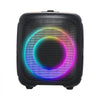 VEVOR Karaoke Machine for Adults, 15W, 4-inch Portable Bluetooth Speaker with 2 Wireless Microphones, LED Light, TWS Function, Handle, Supports Micro TF Card, USB, AUX, for Home Karaoke Party Singing