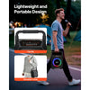 VEVOR Karaoke Machine for Adults, 20W, 6.5-inch Portable Bluetooth Speaker with 2 Wireless Microphones, LED Light, TWS Function, Handle, Shoulder Strap, Support Micro TF Card, USB, AUX, for Home Party
