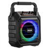 VEVOR Karaoke Machine for Adults, 20W, 6.5-inch Portable Bluetooth Speaker with 2 Wireless Microphones, LED Light, TWS Function, Handle, Shoulder Strap, Support Micro TF Card, USB, AUX, for Home Party