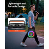 VEVOR Karaoke Machine for Adults, 30W, 6.5-inch Portable Bluetooth Speaker with 2 Wireless Microphones, LED Light, TWS Function, Handle, Support Micro TF Card, USB, AUX, for Home Karaoke Party Singing