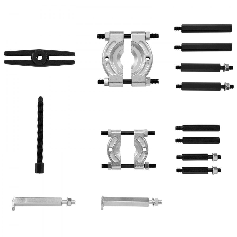 VEVOR Bearing Puller Kit 14-Piece, 5 Ton Bearing Separator, Pinion Wheel Bearing Removal Kit with 2" and 3" Jaws, Bearing Separator and Puller Set, Heavy Duty Bearing Splitter Tool Kit with Case