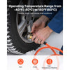 VEVOR Air Hose, 3/8'' x 25FT Hybrid Air Compressor Hose, 300 PSI Kink-Resistant Pneumatic Hoses with 1/4-inch Solid MNPT Bras Fittings, Three-Layer Construction, All-Weather Flexibility