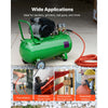 VEVOR Air Hose, 3/8'' x 25FT Hybrid Air Compressor Hose, 300 PSI Kink-Resistant Pneumatic Hoses with 1/4-inch Solid MNPT Bras Fittings, Three-Layer Construction, All-Weather Flexibility