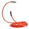 VEVOR Air Hose, 3/8'' x 25FT Hybrid Air Compressor Hose, 300 PSI Kink-Resistant Pneumatic Hoses with 1/4-inch Solid MNPT Bras Fittings, Three-Layer Construction, All-Weather Flexibility