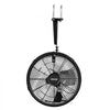 VEVOR Greenhouse Air Circulation Fan, 1800 CFM Powerful Air Circulator Electric Fan, 10 Speeds, 3 Switchable Modes, LCD Control, Ceiling Wall Mount, Fast Ventilation for Greenhouse, Patio, Garage