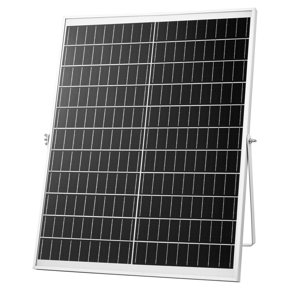 VEVOR Solar Powered Fan, 25W Solar Panel with 4 Fans, Adjustable Solar Panel Angle, 2668 RPM High-Speed, Flexible Installation, Fast Air Exchange for Greenhouse, Grow Tents, Chicken Coops, Shelters
