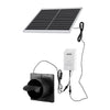 VEVOR Solar Powered Fan, 20W Solar Panel with Battery Storage, 220 CFM Airflow, Adjustable Panel Angle, 2030 RPM High-Speed, Fast Air Exchange for Greenhouse, Grow Tents, Chicken Coops, Shelters
