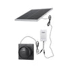 VEVOR Solar Powered Fan, 20W Solar Panel with Battery Storage, 220 CFM Airflow, Adjustable Panel Angle, 2030 RPM High-Speed, Fast Air Exchange for Greenhouse, Grow Tents, Chicken Coops, Shelters