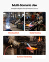VEVOR Air Acetylene Torch Kit, Acetylene Gas Welding Tool with 11.8FT Rubber Hose, 4 Welding Tips & CGA200 Regulator, Swirl Frame Gas Brazing Torch Kit for Home DIY and Industrial Metalworking