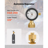VEVOR Air Acetylene Torch Kit, Acetylene Gas Welding Tool with 11.8FT Rubber Hose, PL-8A Self-Lighting Welding Tip & CGA200 Regulator, Swirl Frame Brazing Torch Kit for Home Industrial Metalworking