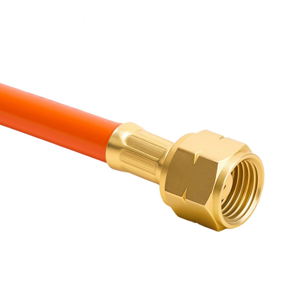 VEVOR Air Acetylene Torch Hose, 1/8-Inch x 12FT Acetylene Welding Hose with 9/16" LH B-Type Fittings, AH-12 R Grade Welding Torch Hoses Compatible with AR-B/AR-MC Regulators