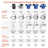 VEVOR Air Compressor Pump Head, 3HP 5.8CFM @ 90PSI, Twin Cylinder Oil Lubricated Air Compressor Piston Pump Head, Single-Stage Aluminum Air Compressor Pump Replacement with Max. 116PSI Pressure