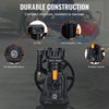 VEVOR Air Compressor Pump Head, 3HP 5.8CFM @ 90PSI, Twin Cylinder Oil Lubricated Air Compressor Piston Pump Head, Single-Stage Aluminum Air Compressor Pump Replacement with Max. 116PSI Pressure