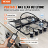 VEVOR Natural Gas Detector, 50-10,000 PPM Gas Leak Detector with 18.5-inch Gooseneck, Combustible Gas Detector Sniffer with Audible & Visual Alarm Locates Propane, Methane, Butane for Home, RV, HVAC