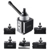 VEVOR Quick Change Tool Post Set, 6 Pcs, Includes Lathe Tool Holders, Wedge Type Tool Post with Turning Tool Holder Accessories, for Mini Lathe & Metal Lathe 10"-15" Swing, Durable Steel Material