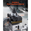 VEVOR Quick Change Tool Post Set, 6 Pcs, Includes Lathe Tool Holders, Piston Type Tool Post with Turning Tool Holder Accessories, Fit for Mini Lathe & Metal Lathe 6"-12" Swing, Durable Steel Material