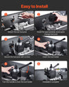 VEVOR Quick Change Tool Post Set, 8 Pcs, Includes Lathe Tool Holders, Piston Type Tool Post with Turning Tool Holder Accessories, for Mini Lathe & Metal Lathe 10"-15" Swing, Durable Steel Material