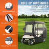 VEVOR Golf Cart Enclosure, Polyester Driving Enclosure, Club Car Covers Suitable for 2-Seater Golf Carts, Sunproof and Dustproof Outdoor Cart Cover